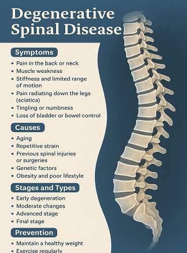 Degenerative Spinal Disease Overview: Symptoms, Causes, Diagnosis, Stages & Solutions