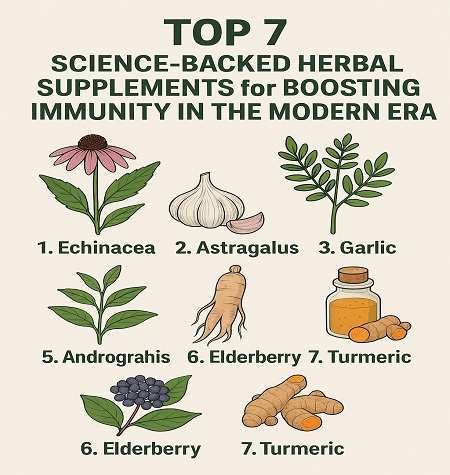 Top 7 Science-backed Herbal Supplements for Boosting Immunity in This Modern Era