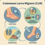 Cutaneous Larva Migrans CLM (Creeping Eruption): Symptoms, Causes, Transmission, Prevention & Treatment Medications