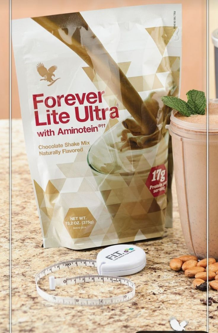 Forever Lite Ultra Chocolate: Protein Shake and Meal Replacement Supplement for Energy, Weight Control