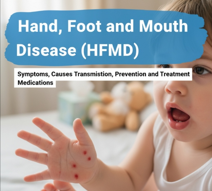 Hand, Foot and Mouth Disease (HFMD): Symptoms, Causes, Transmission, Prevention and Treatment Medications