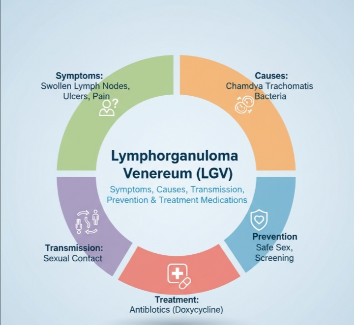 Lymphogranuloma Venereum (LGV): Symptoms, Causes, Transmission, Prevention & Treatment Medications