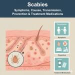 Scabies: Symptoms, Causes, Transmission, Prevention & Treatment Medications
