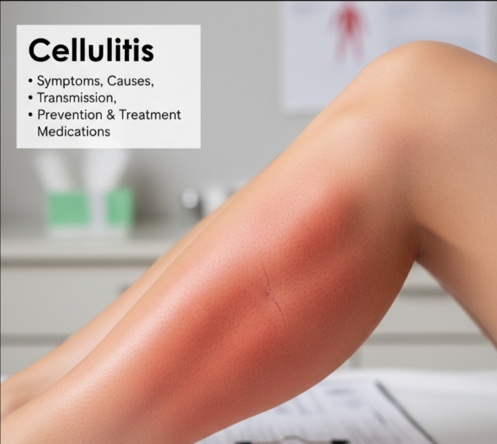 Cellultis: Symptoms, Causes, Transmission, Prevention & Treatment Medications