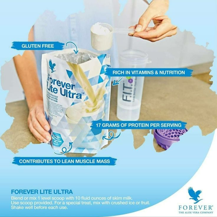 Forever Lite Ultra Vanilla: Protein Shake and Meal Replacement Supplement for Weight Control