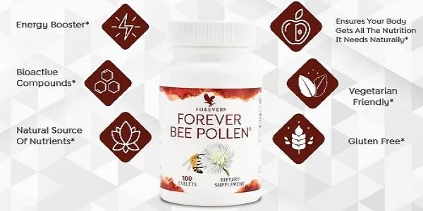 Forever Bee Pollen: Natural Energy and Immune Booster, Vitality & Wellness Supplement