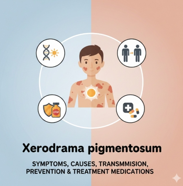 Xeroderma pigmentosum: Symptoms, Causes, Transmission, Prevention & Treatment Medications