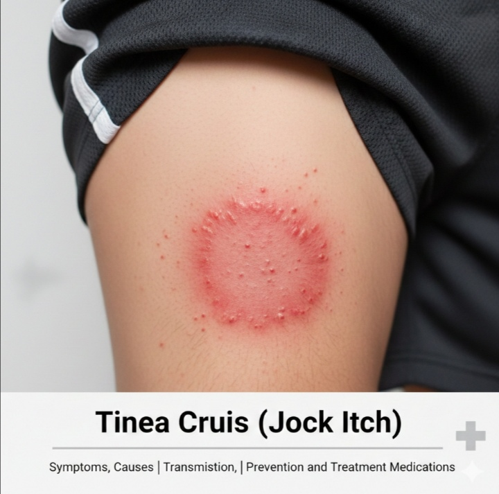 Tinea Cruris (Jock Itch): Symptoms, Causes, Transmission, Prevention and Treatment Medications
